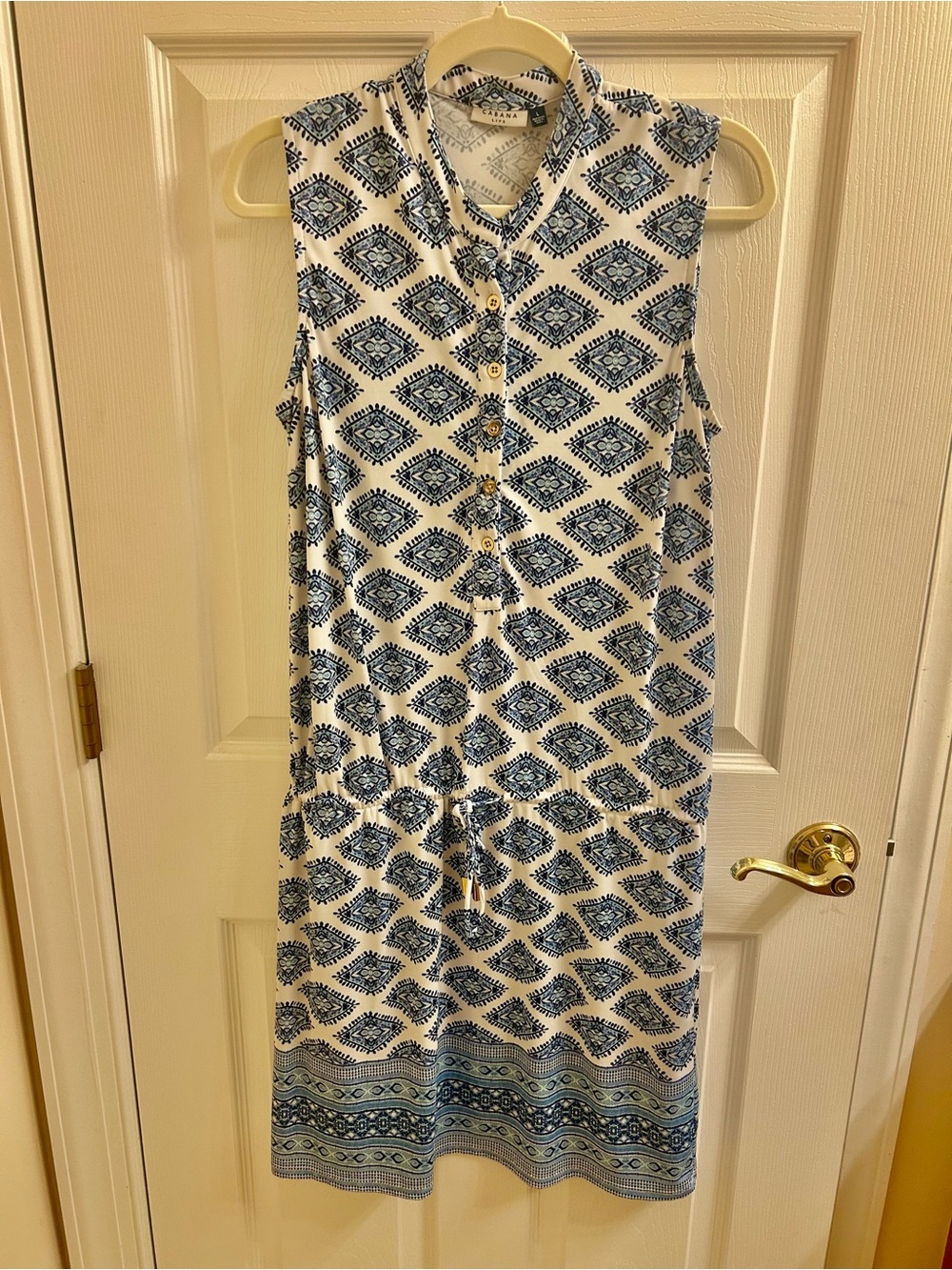Cabana Life drawstring dress-Sz L